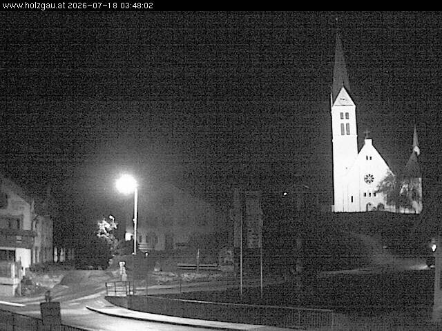 Archiv Foto Webcam Holzgau: Kirche