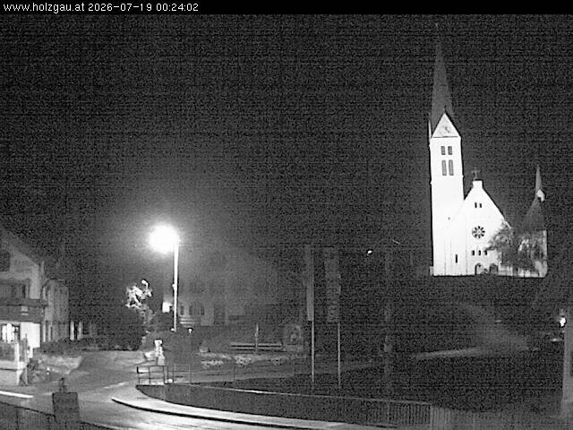 Archiv Foto Webcam Holzgau: Kirche