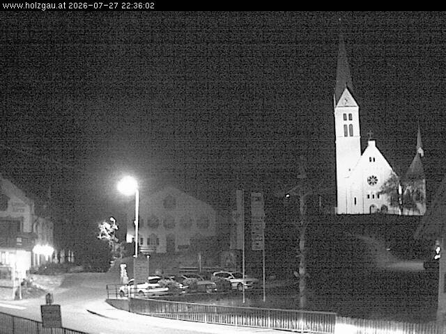 Archiv Foto Webcam Holzgau: Kirche