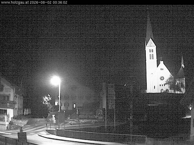 Archiv Foto Webcam Holzgau: Kirche