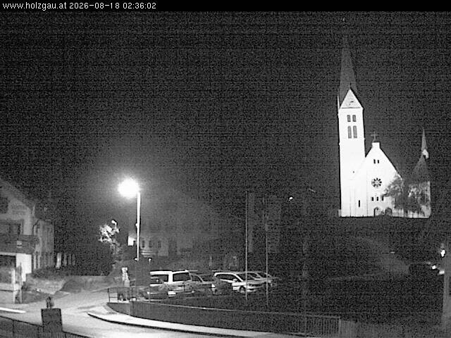 Archiv Foto Webcam Holzgau: Kirche