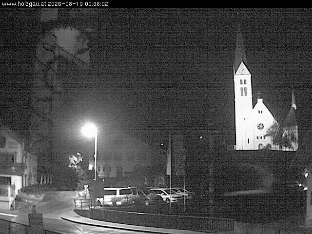 Archiv Foto Webcam Holzgau: Kirche
