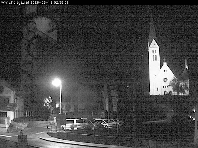 Archiv Foto Webcam Holzgau: Kirche