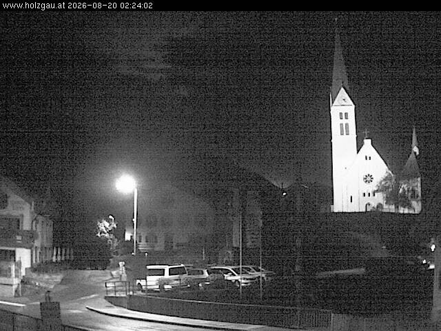 Archiv Foto Webcam Holzgau: Kirche