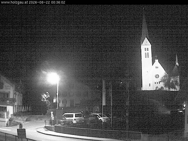 Archiv Foto Webcam Holzgau: Kirche