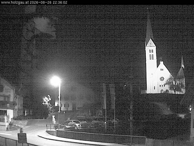 Archiv Foto Webcam Holzgau: Kirche