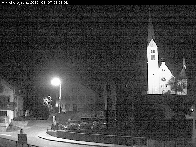 Archiv Foto Webcam Holzgau: Kirche