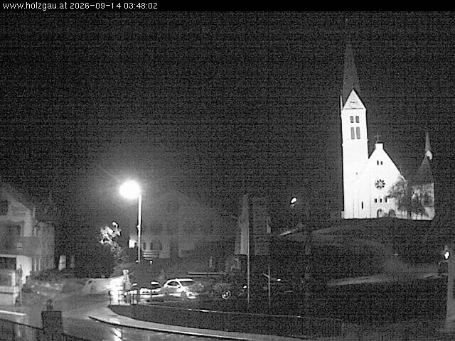Archiv Foto Webcam Holzgau: Kirche