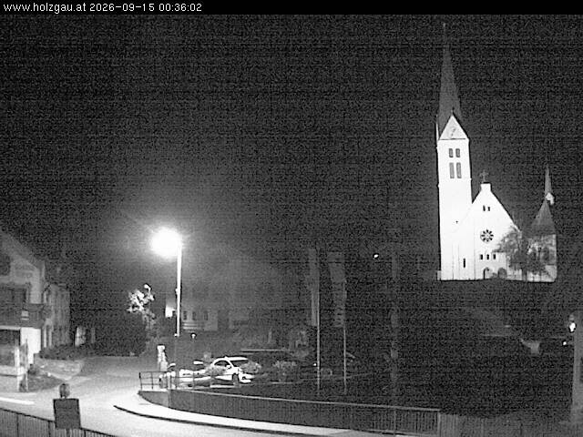 Archiv Foto Webcam Holzgau: Kirche