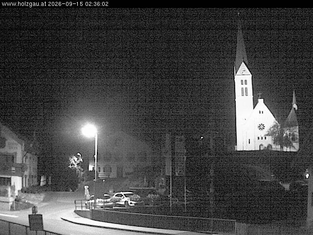 Archiv Foto Webcam Holzgau: Kirche