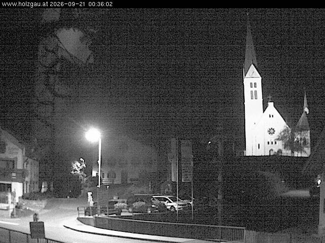 Archiv Foto Webcam Holzgau: Kirche