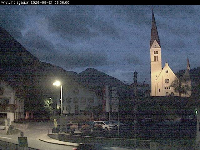 Archiv Foto Webcam Holzgau: Kirche