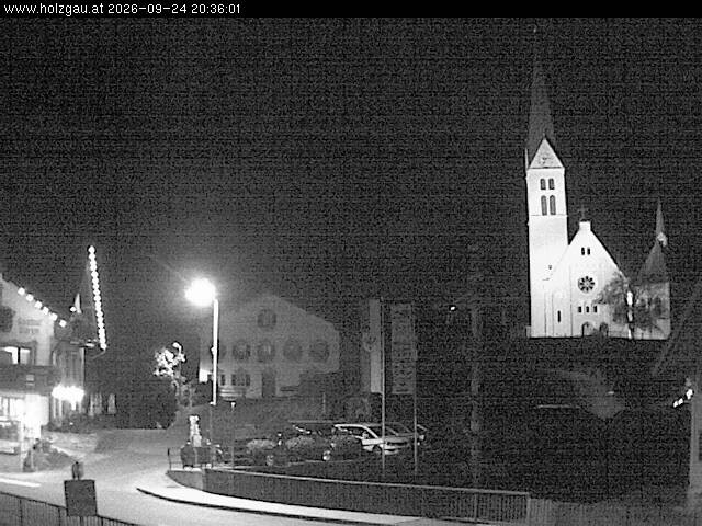 Archiv Foto Webcam Holzgau: Kirche
