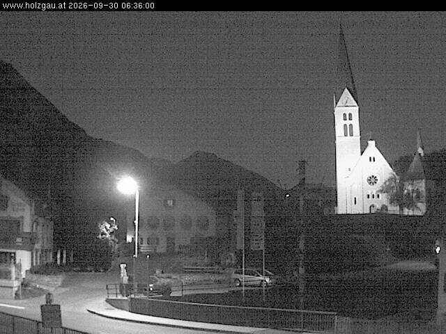 Archiv Foto Webcam Holzgau: Kirche