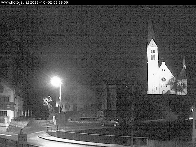 Archiv Foto Webcam Holzgau: Kirche
