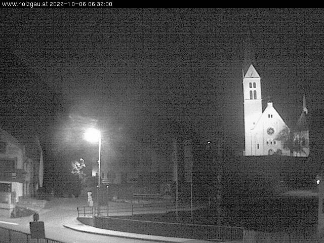 Archived image Webcam Holzgau center: Church