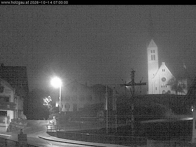 Archiv Foto Webcam Holzgau: Kirche