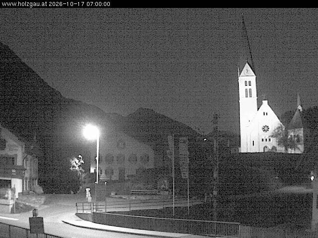 Archiv Foto Webcam Holzgau: Kirche