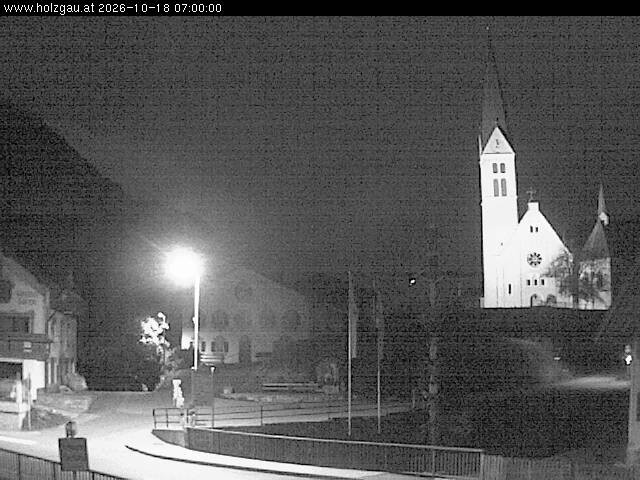 Archiv Foto Webcam Holzgau: Kirche
