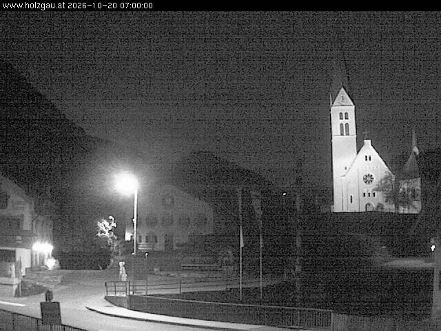 Archiv Foto Webcam Holzgau: Kirche