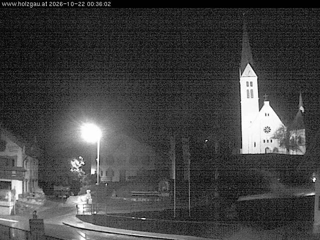 Archiv Foto Webcam Holzgau: Kirche