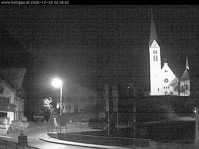 Archiv Foto Webcam Holzgau: Kirche