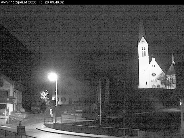 Archiv Foto Webcam Holzgau: Kirche