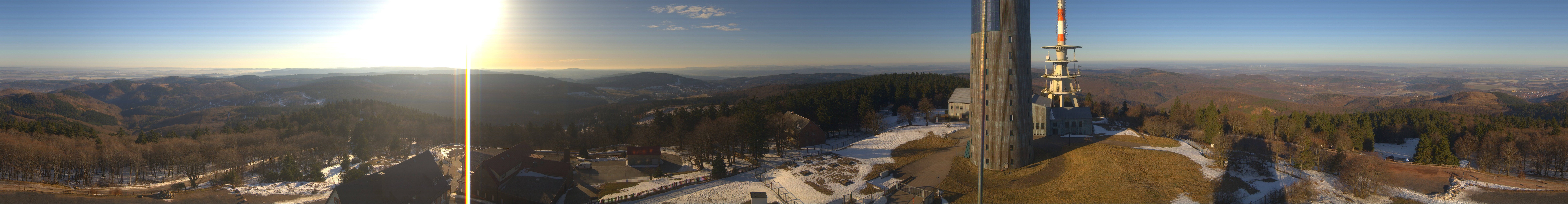 Archived image Webcam Panoramic view Großer Inselsberg - Rennsteig