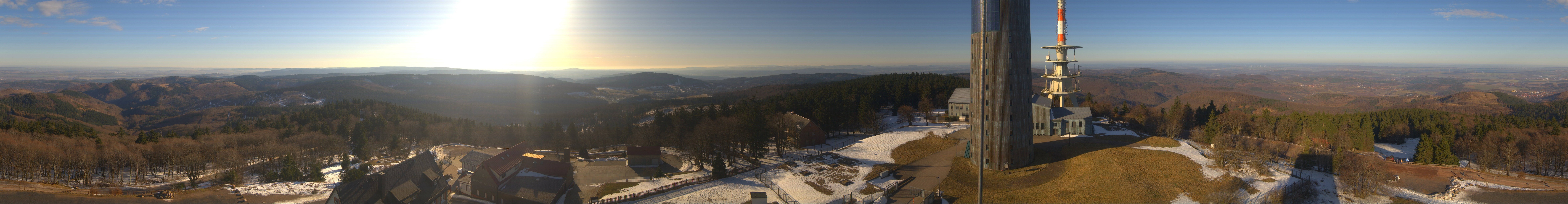 Archived image Webcam Panoramic view Großer Inselsberg - Rennsteig