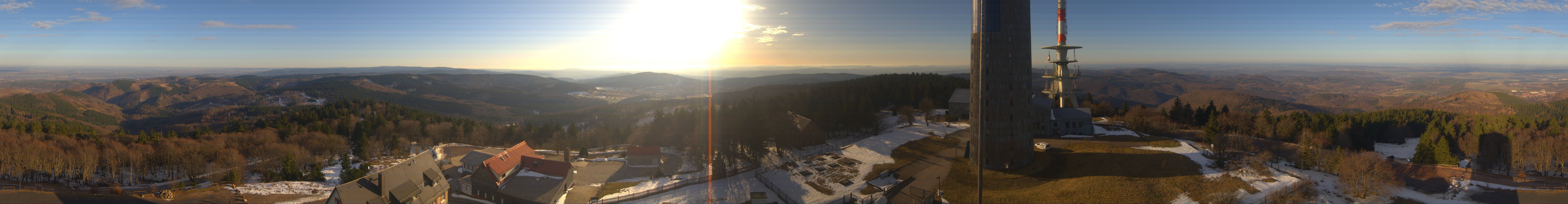 Archived image Webcam Panoramic view Großer Inselsberg - Rennsteig