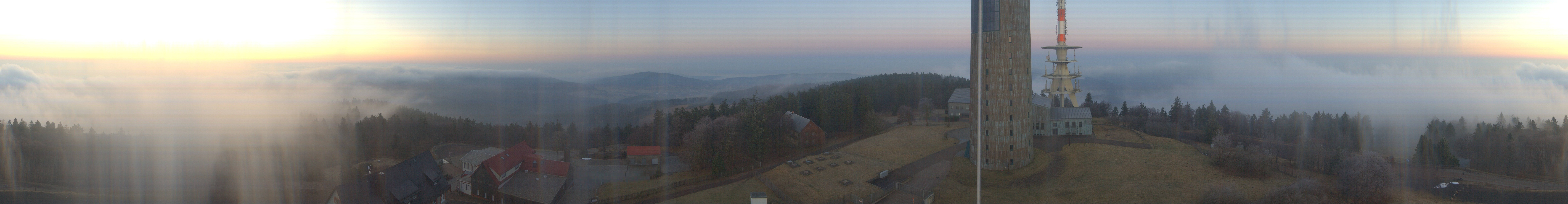 Archived image Webcam Panoramic view Großer Inselsberg - Rennsteig