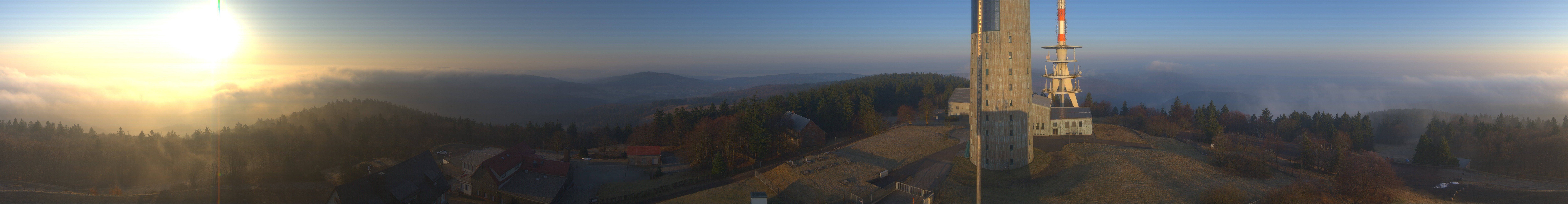 Archived image Webcam Panoramic view Großer Inselsberg - Rennsteig