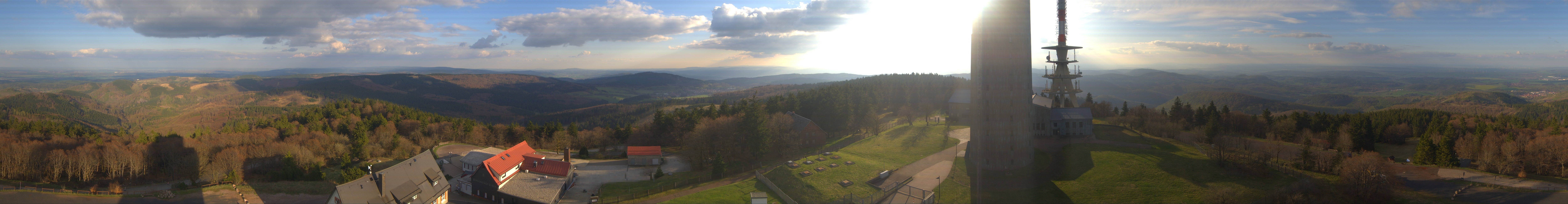 Archiv Foto Webcam Panorama Großer Inselsberg - Rennsteig