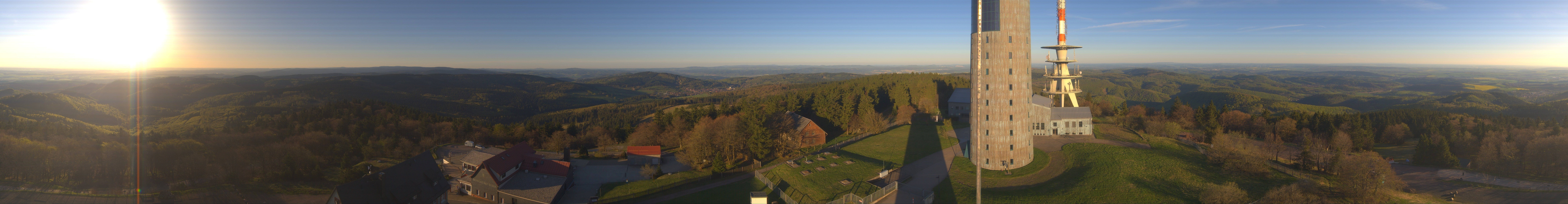 Archiv Foto Webcam Panorama Großer Inselsberg - Rennsteig