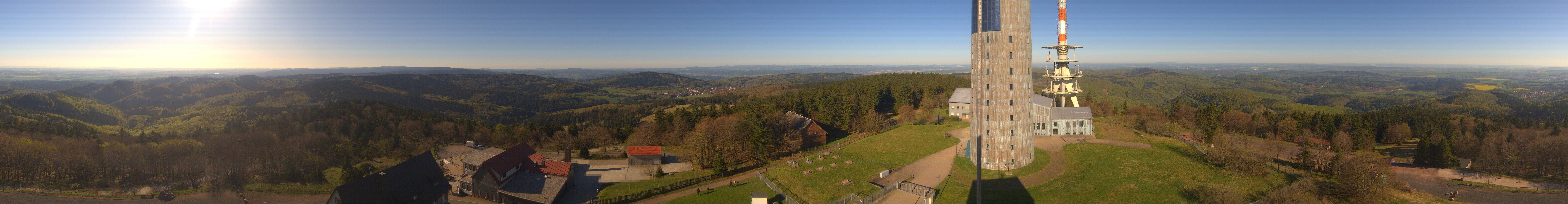 Archiv Foto Webcam Panorama Großer Inselsberg - Rennsteig