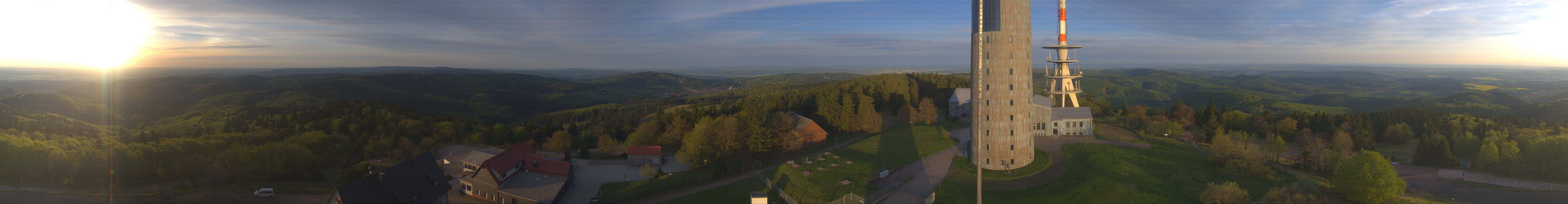 Archiv Foto Webcam Panorama Großer Inselsberg - Rennsteig