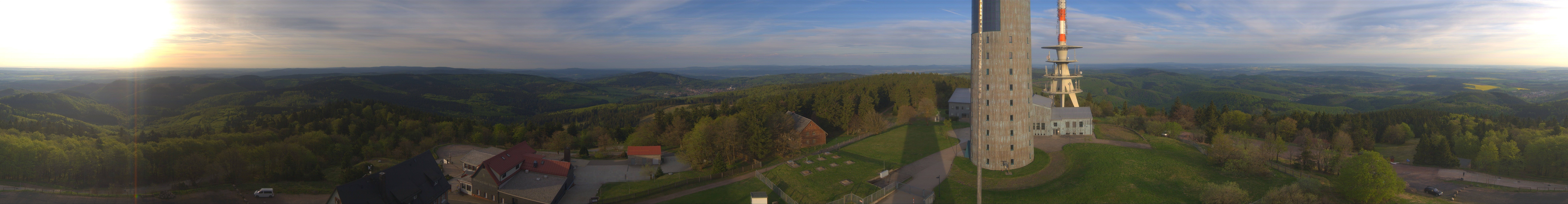 Archiv Foto Webcam Panorama Großer Inselsberg - Rennsteig