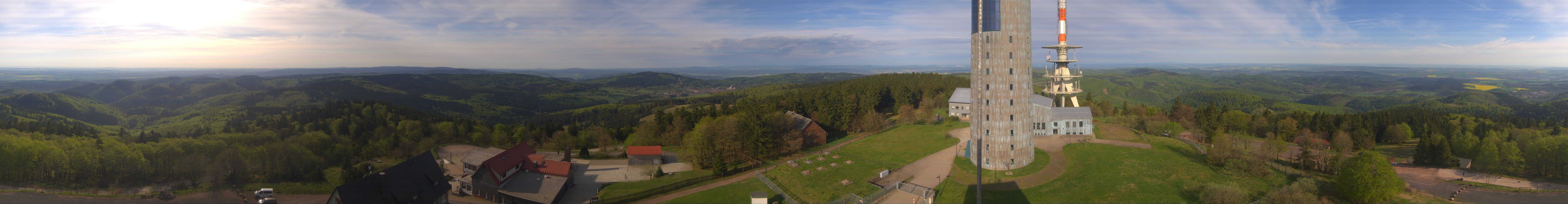Archiv Foto Webcam Panorama Großer Inselsberg - Rennsteig