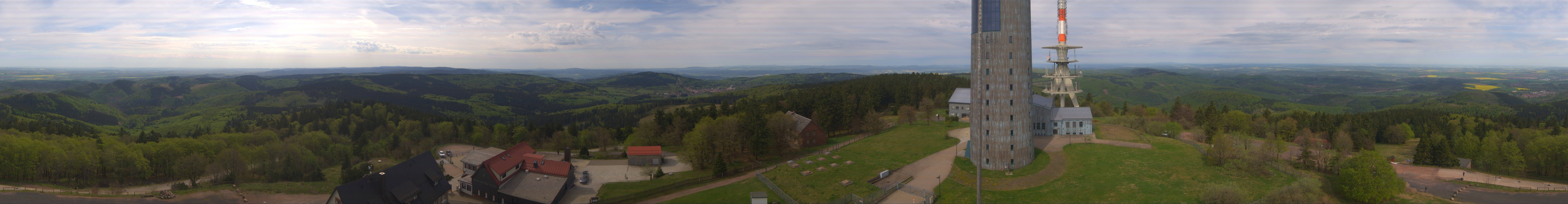 Archiv Foto Webcam Panorama Großer Inselsberg - Rennsteig