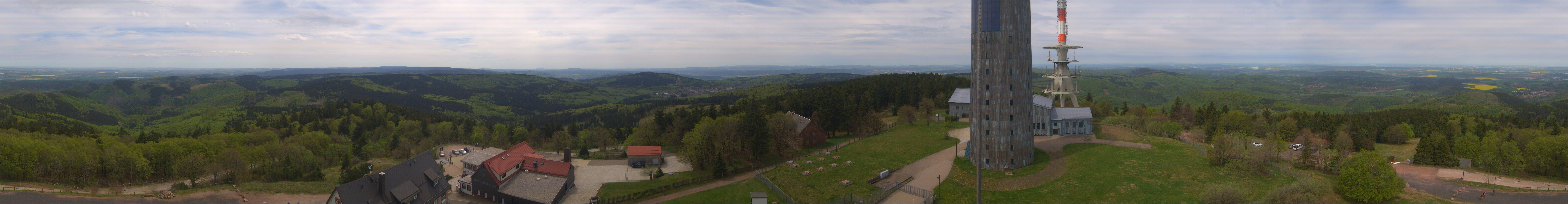 Archiv Foto Webcam Panorama Großer Inselsberg - Rennsteig