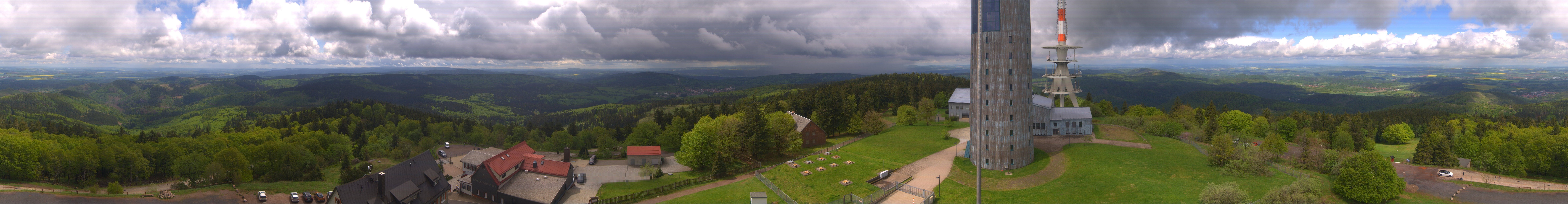 Archiv Foto Webcam Panorama Großer Inselsberg - Rennsteig