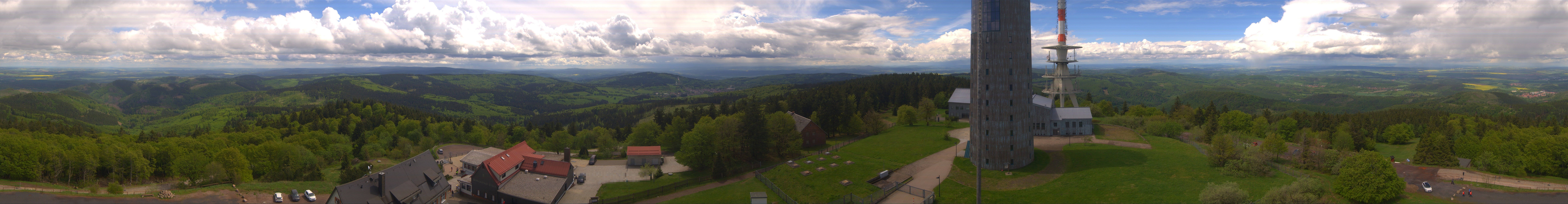 Archiv Foto Webcam Panorama Großer Inselsberg - Rennsteig