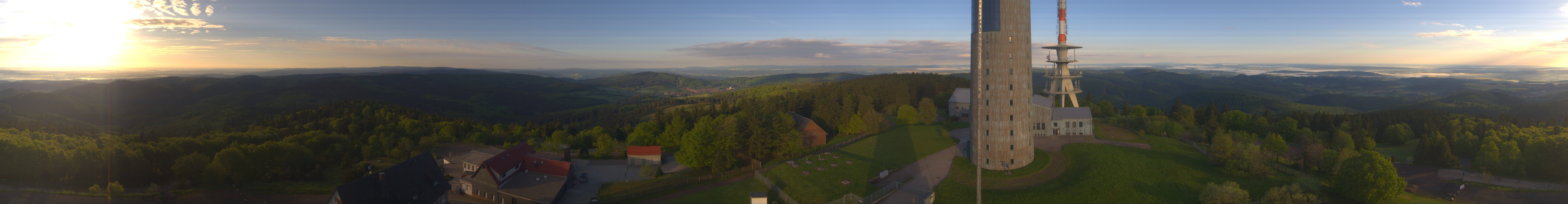 Archiv Foto Webcam Panorama Großer Inselsberg - Rennsteig