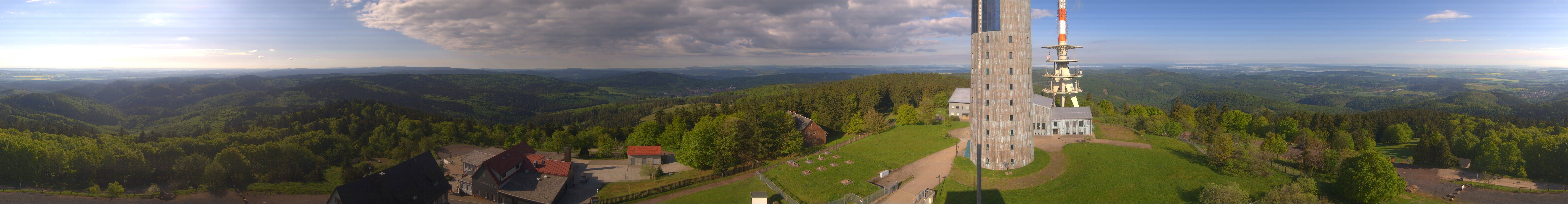 Archiv Foto Webcam Panorama Großer Inselsberg - Rennsteig