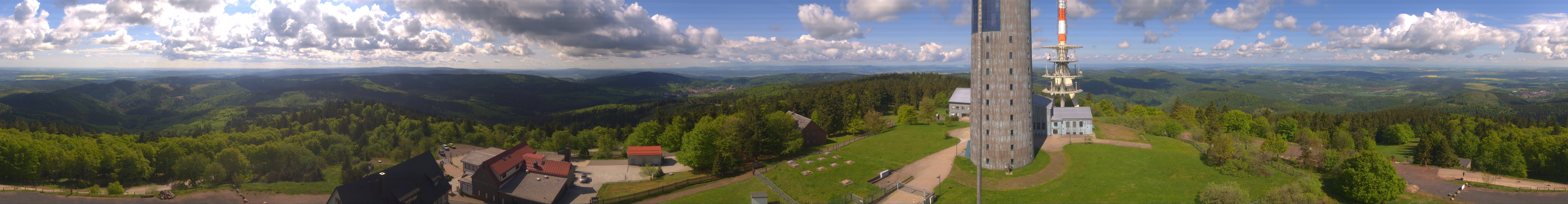 Archiv Foto Webcam Panorama Großer Inselsberg - Rennsteig