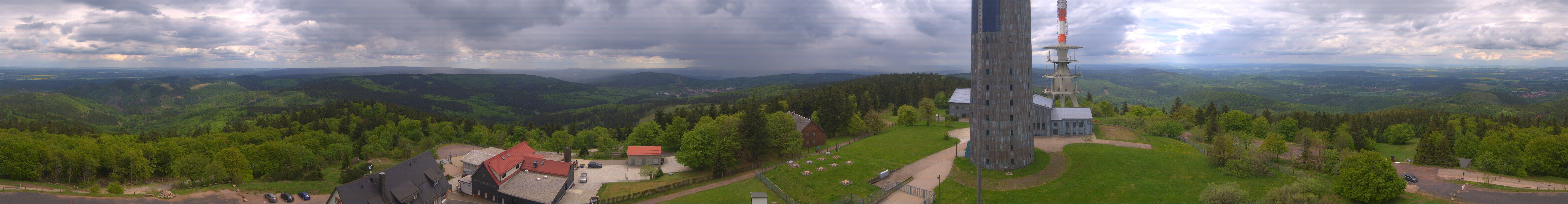 Archiv Foto Webcam Panorama Großer Inselsberg - Rennsteig