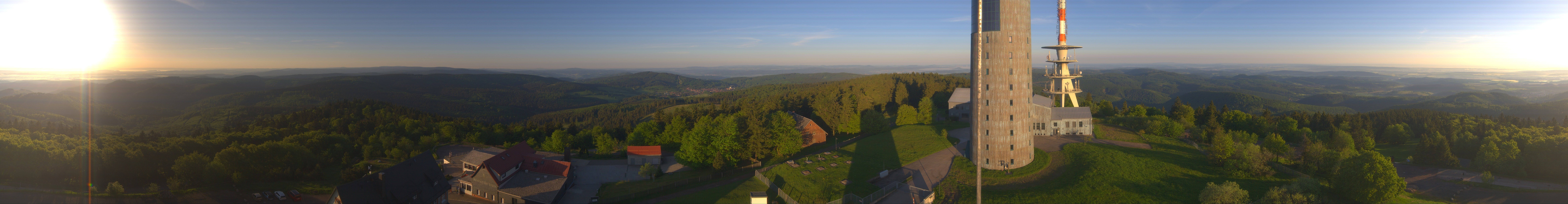 Archiv Foto Webcam Panorama Großer Inselsberg - Rennsteig