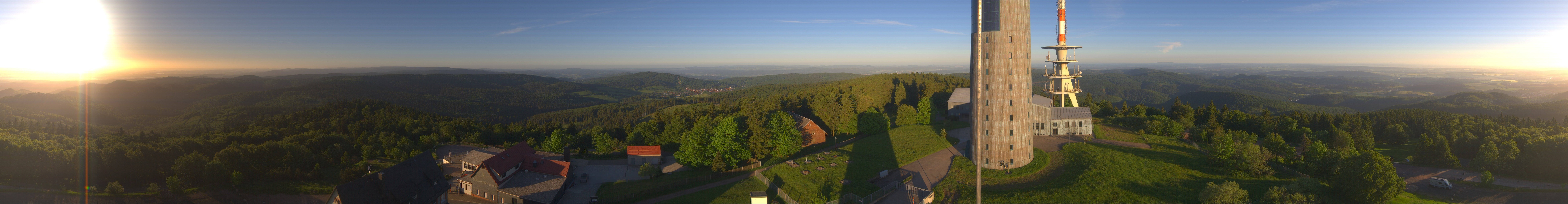 Archived image Webcam Panoramic view Großer Inselsberg - Rennsteig