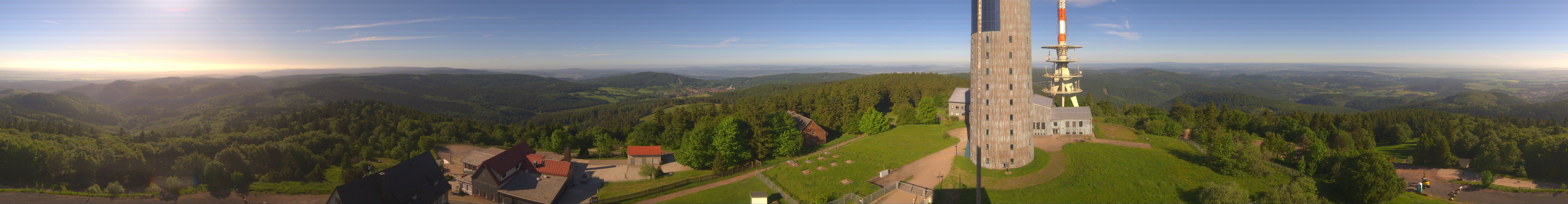 Archived image Webcam Panoramic view Großer Inselsberg - Rennsteig