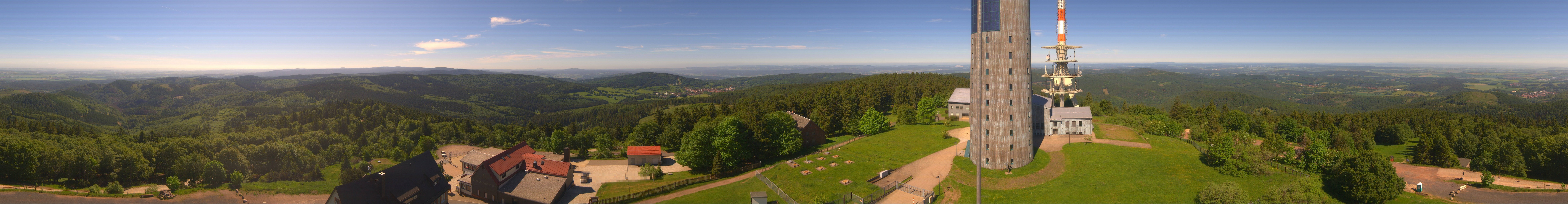 Archived image Webcam Panoramic view Großer Inselsberg - Rennsteig